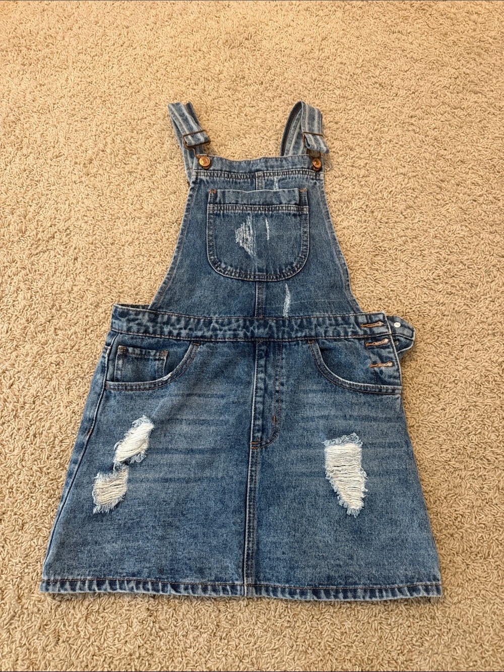 Denim Overall Dress